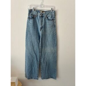 NWOT Levis Premium Ribcage Wide Leg Jeans Light Wash Blue High Rise  Womens 27